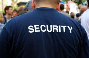 Security Guard at a Concert