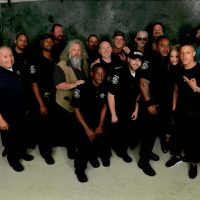 sons of anarchy cast with lawdog security officers